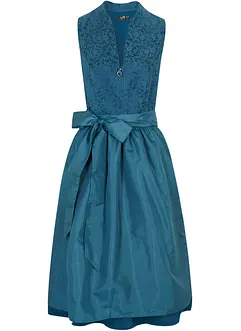 Dirndl mit Jacquardmuster und Schürze in Midilänge (2-tlg.Set), bonprix Dirndl mit Jacquardmuster und Schürze in Midilänge (2-tlg.Set), bonprix