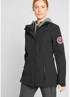 wasserabweisende Softshell-Longjacke, 2 in 1-Optik, bonprix wasserabweisende Softshell-Longjacke, 2 in 1-Optik, bonprix
