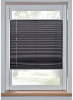 Verdunkelungsplissee einfarbig mit weißer Rückseite STORNIERT, bonprix Verdunkelungsplissee einfarbig mit weißer Rückseite STORNIERT, bonprix