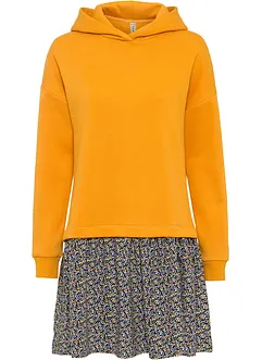 Sweatkleid in 2-in-1 Optik, bonprix Sweatkleid in 2-in-1 Optik, bonprix