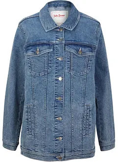 Veste en jean extensible, coupe boyfriend, bonprix Veste en jean extensible, coupe boyfriend, bonprix