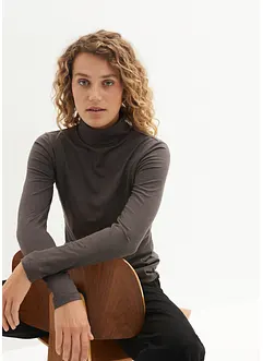 Langarmshirt mit reiner Bio-Baumwolle (2er Pack), bonprix Langarmshirt mit reiner Bio-Baumwolle (2er Pack), bonprix