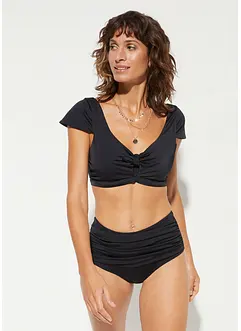 Light Highwaist Shape-Bikinihose mit Raffung, bonprix Light Highwaist Shape-Bikinihose mit Raffung, bonprix