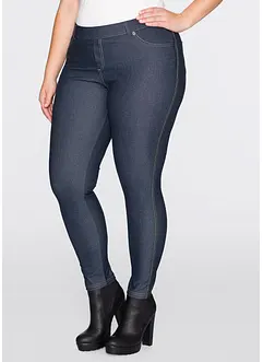 Leggings in Jeansoptik aus Baumwoll-Mix, bonprix Leggings in Jeansoptik aus Baumwoll-Mix, bonprix
