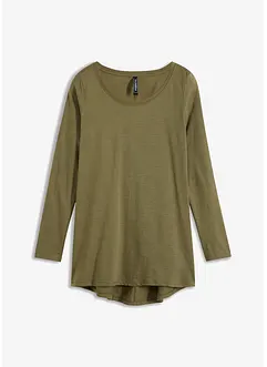 Langarmshirt aus reiner Baumwolle, bonprix Langarmshirt aus reiner Baumwolle, bonprix