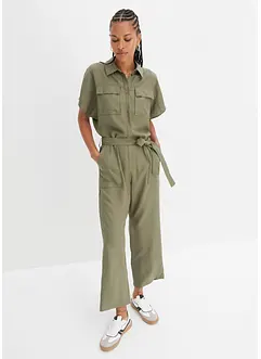 Jumpsuit aus fließendem Lyocell, bonprix Jumpsuit aus fließendem Lyocell, bonprix