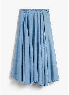 Jupe en jean, taille haute et élastiquée, bonprix Jupe en jean, taille haute et élastiquée, bonprix