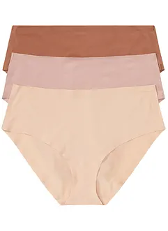 Feel Comfort Nahtlose Panty (3er Pack), bonprix Feel Comfort Nahtlose Panty (3er Pack), bonprix