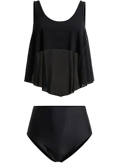 Tankini mit transparentem Mesh (2-tlg.Set), bonprix Tankini mit transparentem Mesh (2-tlg.Set), bonprix