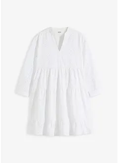 Tunika-Kleid mit Lochstickerei, bonprix Tunika-Kleid mit Lochstickerei, bonprix