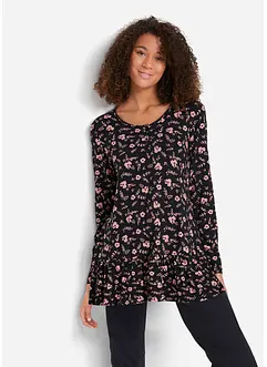 Lange Shirt-Tunika aus Viskose-Mischung, bonprix Lange Shirt-Tunika aus Viskose-Mischung, bonprix