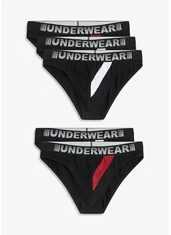 Slip mit Baumwolle (5er Pack), bonprix Slip mit Baumwolle (5er Pack), bonprix