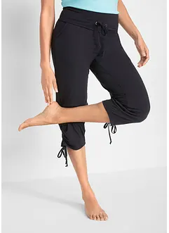 Capri-Hose mit Raffung aus Viskose-Mix, bonprix Capri-Hose mit Raffung aus Viskose-Mix, bonprix
