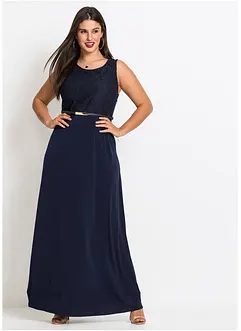 Abend-Maxikleid mit Gürtel (2-tlg.Set), bonprix Abend-Maxikleid mit Gürtel (2-tlg.Set), bonprix