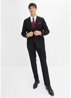 Hochzeitsanzug mit Weste und Krawatte (5-tlg.Set), Slim Fit, bonprix Hochzeitsanzug mit Weste und Krawatte (5-tlg.Set), Slim Fit, bonprix