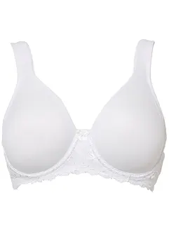 T-Shirt-BH mit gepolsterten Trägern, bonprix T-Shirt-BH mit gepolsterten Trägern, bonprix