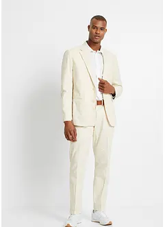 Anzug aus luftigem Leinen-Mix (2-tlg.Set), Regular Fit, bonprix Anzug aus luftigem Leinen-Mix (2-tlg.Set), Regular Fit, bonprix