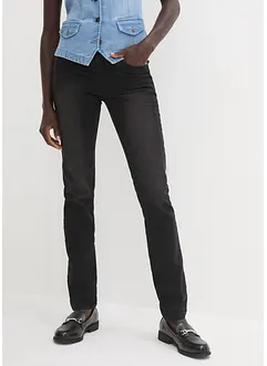 Straight-Jeans Mid Waist, Super Stretch mit Bequembund, bonprix Straight-Jeans Mid Waist, Super Stretch mit Bequembund, bonprix