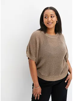 Oversize-Pullover aus Baumwoll-Mix, bonprix Oversize-Pullover aus Baumwoll-Mix, bonprix