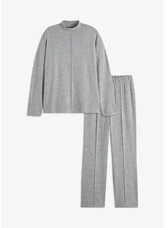 Weit geschnittener Loungewear Hausanzug aus weicher Qualität, bonprix Weit geschnittener Loungewear Hausanzug aus weicher Qualität, bonprix