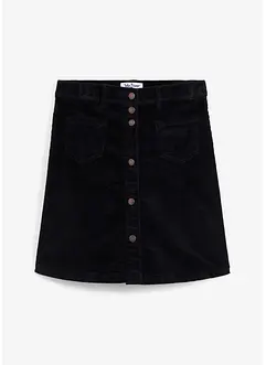 Stretch-Cordrock mit Knopfleiste, bonprix Stretch-Cordrock mit Knopfleiste, bonprix