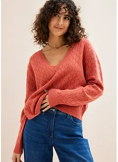 Pull en maille ajourée, bonprix Pull en maille ajourée, bonprix