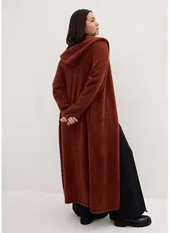 Long gilet en maille duveteuse, bonprix Long gilet en maille duveteuse, bonprix