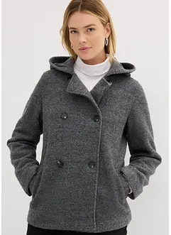 Cabanjacke aus kuscheligem Bouclé, bonprix Cabanjacke aus kuscheligem Bouclé, bonprix