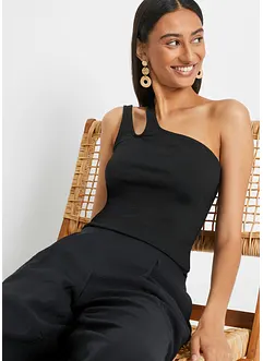 Cold-Shoulder Top mit Bio-Baumwolle, bonprix Cold-Shoulder Top mit Bio-Baumwolle, bonprix