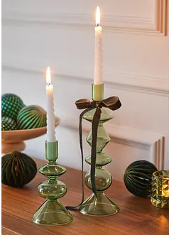 Lot de 2 bougeoirs, bonprix Lot de 2 bougeoirs, bonprix