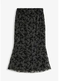 Midi-Rock aus zartem Mesh, bonprix Midi-Rock aus zartem Mesh, bonprix