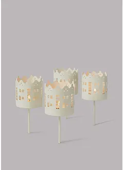 Lot de 4 bougeoirs pour la couronne de l'Avent, bonprix Lot de 4 bougeoirs pour la couronne de l'Avent, bonprix