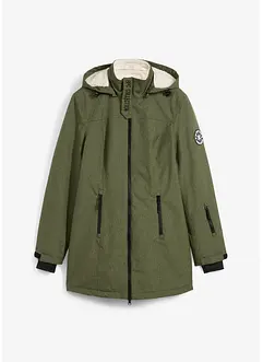 wasserdichte Funktions-Outdoor-Longjacke mit Teddyfleece, bonprix wasserdichte Funktions-Outdoor-Longjacke mit Teddyfleece, bonprix