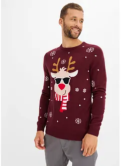 Pull de Noël en fine maille, bonprix Pull de Noël en fine maille, bonprix