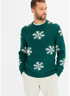 Pull de Noël avec du coton recyclé, bonprix Pull de Noël avec du coton recyclé, bonprix