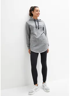 Jogginganzug mit Long-Sweatshirt und Leggings (2-teilig), bonprix Jogginganzug mit Long-Sweatshirt und Leggings (2-teilig), bonprix