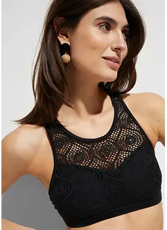 Bustier-Bikinioberteil mit Spitze, bonprix Bustier-Bikinioberteil mit Spitze, bonprix