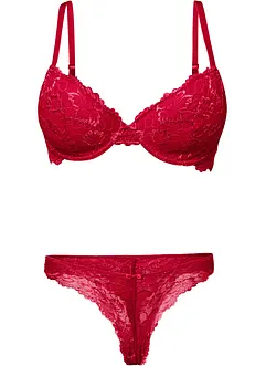 Schalen-BH +String aus zarter Spitze (2-tlg.Set), bonprix Schalen-BH +String aus zarter Spitze (2-tlg.Set), bonprix