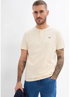 Henleyshirt (3er Pack) aus reiner Bio-Baumwolle, bonprix Henleyshirt (3er Pack) aus reiner Bio-Baumwolle, bonprix