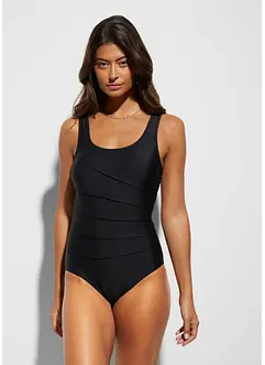 Light Shape-Badeanzug mit Zierfalten, bonprix Light Shape-Badeanzug mit Zierfalten, bonprix