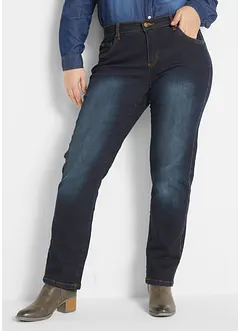 Slim Straight Jeans Mid Waist, Stretch, bonprix Slim Straight Jeans Mid Waist, Stretch, bonprix