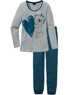 Pyjama mit Bio-Baumwolle, bonprix Pyjama mit Bio-Baumwolle, bonprix
