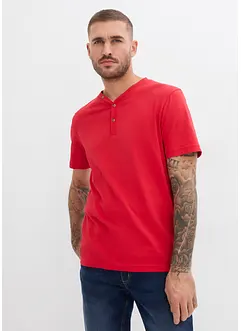 Henleyshirt (2er Pack) aus reiner Bio-Baumwolle, bonprix Henleyshirt (2er Pack) aus reiner Bio-Baumwolle, bonprix