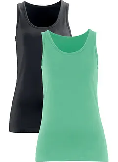 Tanktop, (2er Pack), bonprix Tanktop, (2er Pack), bonprix
