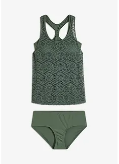 Tankini (2-tlg. Set) aus Spitze, bonprix Tankini (2-tlg. Set) aus Spitze, bonprix