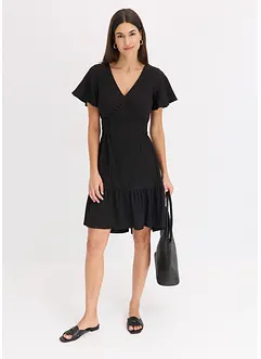 Jerseykleid aus leichtem Crêpe mit Flügelärmel, bonprix Jerseykleid aus leichtem Crêpe mit Flügelärmel, bonprix