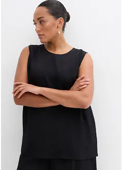 Blusentop aus Crinkle-Viskose-Mix, bonprix Blusentop aus Crinkle-Viskose-Mix, bonprix