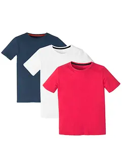T-Shirt mit Bio-Baumwolle (3er Pack), bonprix T-Shirt mit Bio-Baumwolle (3er Pack), bonprix