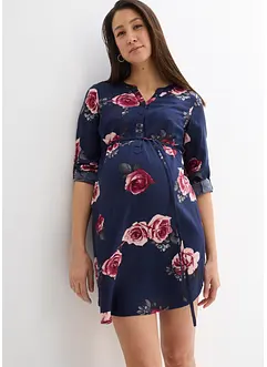 Umstands- und Stillblusenkleid aus fließender Viskose, bonprix Umstands- und Stillblusenkleid aus fließender Viskose, bonprix