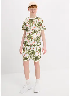 Pique T-Shirt und kurze Hose (2-tlg.Set) aus Bio Baumwolle, bonprix Pique T-Shirt und kurze Hose (2-tlg.Set) aus Bio Baumwolle, bonprix